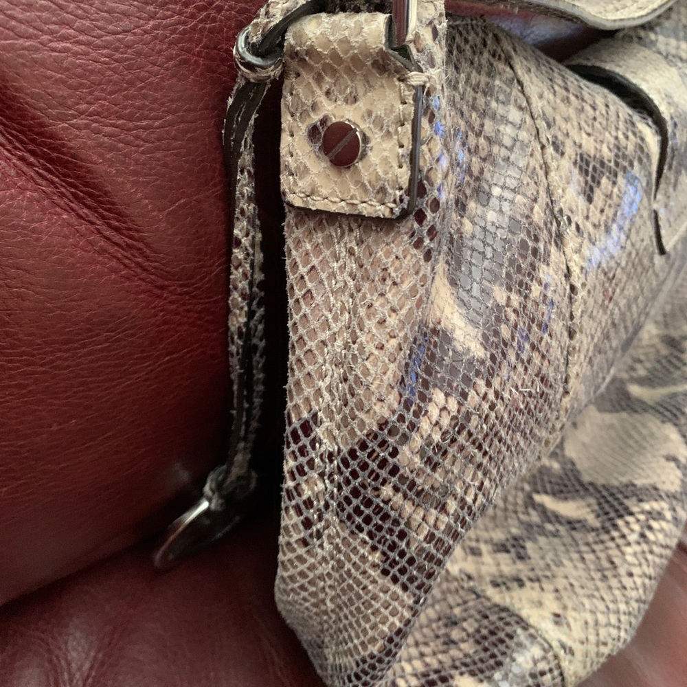 Michael Kors Snake Print Handbag - Picture 5 of 9